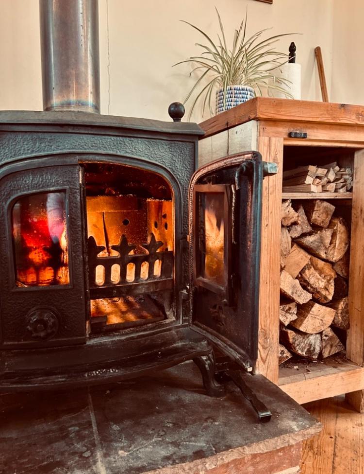 Woodpecker Cabin With Hot Tub 金斯林 外观 照片